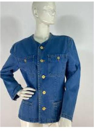 Пиджак 48 размер джинсовый жакет женский