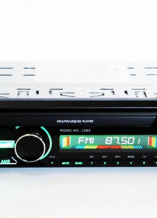 Автомагнитола Pioneer 1085 (съемная панель) USB/SD/AUX/FM