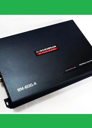 Автомобильный усилитель звука Boschman BM Audio BM-600.4 8000Вт
