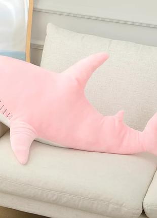 М'яка Іграшка Акула IKEA 100 см Велика Рожева
