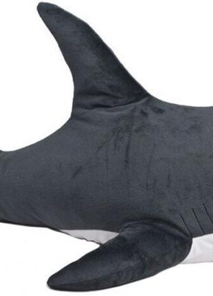 Мягкая игрушка Aкула BLAHAJ Большая Чёрная 100 см
