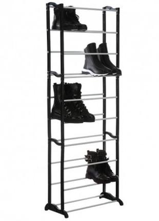 Полка для обуви amazing shoe rack органайзер устойчивая к 30 п...