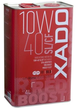 Олива моторна напівсинтетична XADO Atomic Oil 10W-40 SL/CF Red...