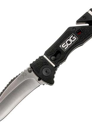 Складной нож sog trident elite, partially serrated