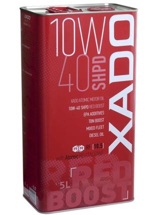 Олива моторна напівсинтетична XADO Atomic Oil 10W-40 SHPD Red ...