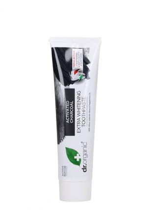 Dr. Organic Extra Whitening Charcoal Toothpaste зубна паста з ...