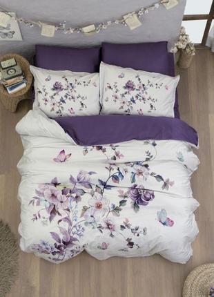 Постельное белье First choice Martina purple 3D Satin евро 200...