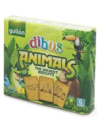 Детское печенье GULLON DIBUS ANIMALS без пальмового масла (Исп...
