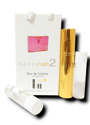 Жіночі парфуми 3в1 Gucci Rush 2 45 мл (Гучи Раш 2)