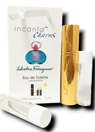 Жіночі парфуми 3в1 Salvatore Ferragamo Incanto Charm 45 мл (Са...