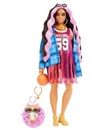 Кукла барби Barbie Extra в баскетбольной одежде HDJ46