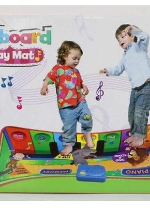 Детский интерактивный музыкальный танцевальный коврик для малышей