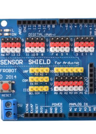 Плата расширения шилд для подключения датчиков шилд Arduino UN...