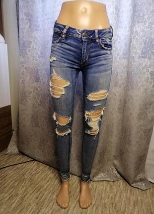 Жіночі сині джинси розмір 34 женские синие джинсы размер 34