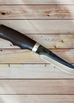 Нож туристический Охотник сталь 65Х13 чехлом 24 см
