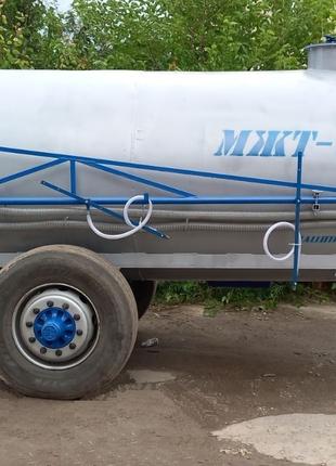Бочка МЖТ-8 для полива з бензиновою помпою