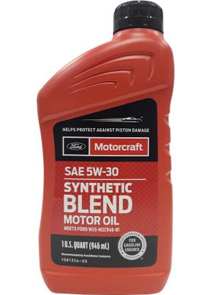 Моторное масло Ford Motorcraft Synthetic Blend 5W-30 946 ml (X...