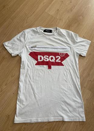 Dsquared2 zip t-shirt мужская премиальная футболка дискваред)