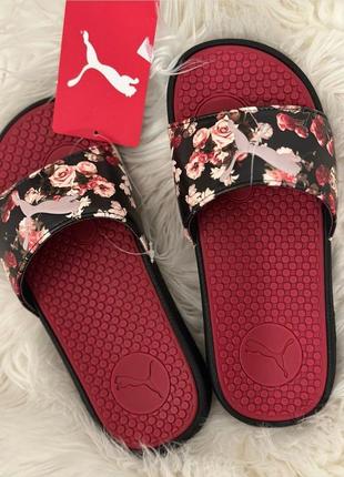 Puma cool cat winter flower women's slides
 шлепки
оригинал 37...