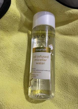 Мицеллярная вода масло для лица с маслом ши "питание" эйвон avon