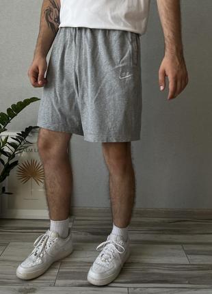 Nike cotton shorts мужские коттоновые шорты хл базовые найк