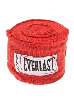 Бинты для бокса Everlast PRO STYLE HAND WRAPS 180 X2 Красный 1...