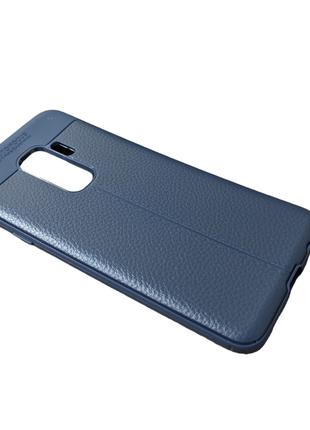 Кожаный противоударный чехол бампер для Samsung S9 Plus