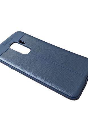 Кожаный противоударный чехол бампер для Samsung S9 Plus
