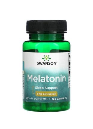 Swanson мелатонин 3 мг - 120 капсул / сша