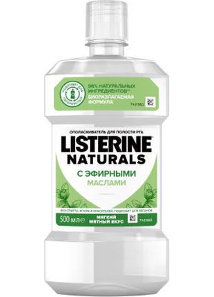 Ополіскувач для порожнини рота Listerine Naturals з ефірними о...