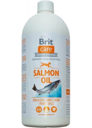 Вітаміни для собак Brit Care Олія лосося для блиску шерсті та ...