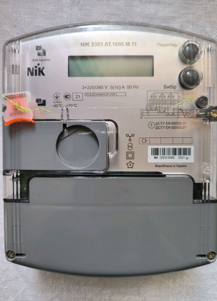 Лічильник електричної енергії Nik2303 AT.1000.M.11