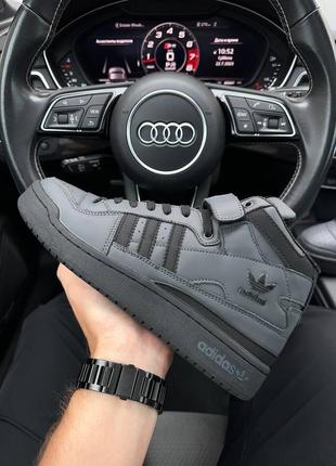Adidas forum high 84 dark grey black