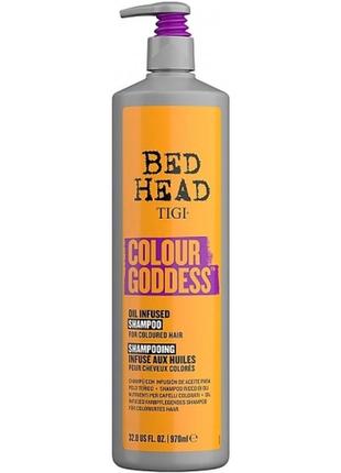 970 мл, шампунь для окрашенных волос tigi bed head colour goddess