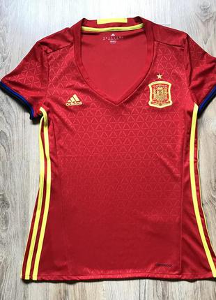 Женская футболка джерси adidas spain футбольная форма