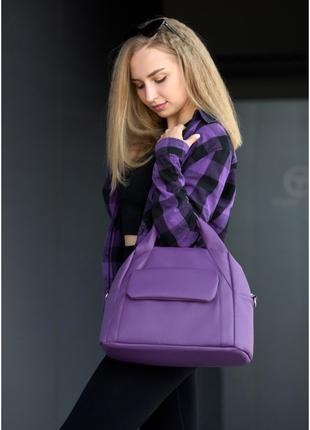 Женская Cпортивная cумка Sambag Vogue BKS фиолетовая