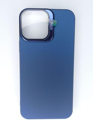 Чохол для iPhone з підставкою-захистом на камері Navy Blue