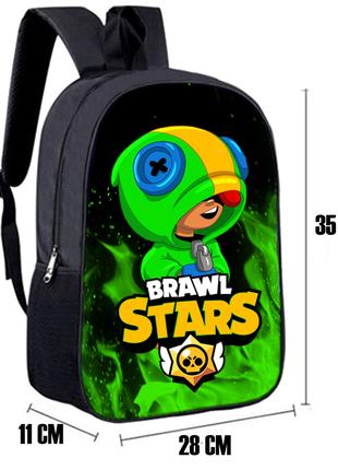 Детский городской рюкзак BrawlStars,35х28 см,рюкзак с принтом,...