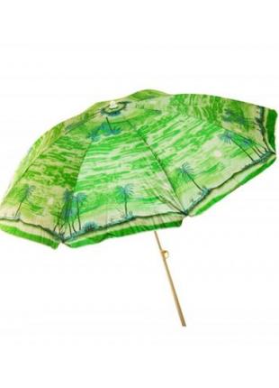 Зонт пляжный "Пальмы" (зеленый)