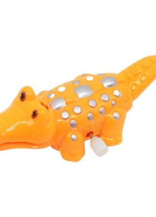 Заводная игрушка "Крокодил", оранжевый