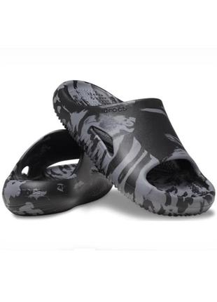 Шльопанці crocs mellow marbled slide, 100% оригінал