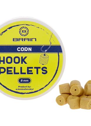 Пелеты Brain Hook Pellets Corn (кукуруза) 16mm 70g