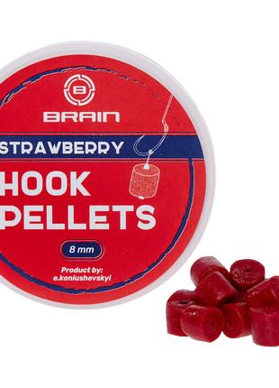Пелеты Brain Hook Pellets Strawberry (клубника) 16mm 70g
