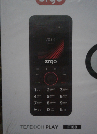 Новый двух симочный телефон   ERGO в упаковке 
 высылаю