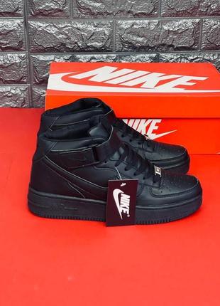 Кроссовки мужские nike air force 2, черные классические кроссы...