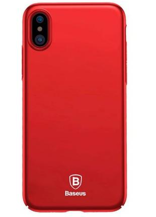 Чехол Baseus Thin для iPhone X Red