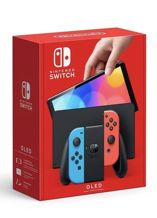 Игровая консоль Nintendo Switch OLED with Neon Blue and Neon R...