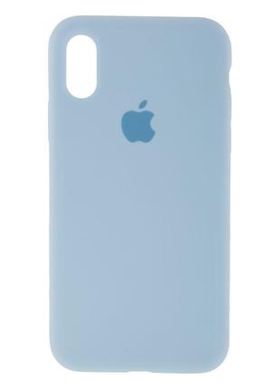 Чехол Original Full Size для Apple iPhone Xs Sky blue