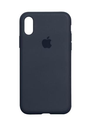 Чехол Original Full Size для Apple iPhone Xs Dark blue