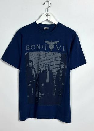Bon jovi винтажная футболка 2011 года rock merch рок Бон джовые